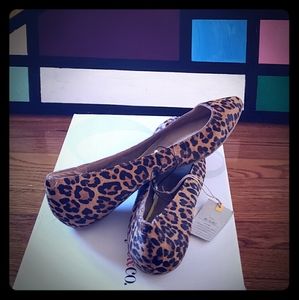 Cheetah Ballet Shoes